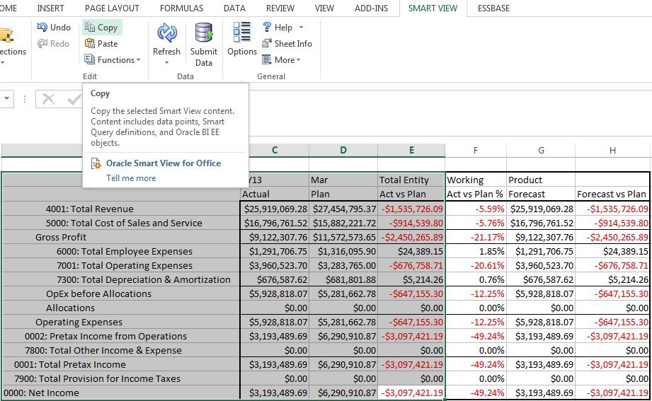 Smartview Magic And An Inglorious Hack Well Kinda See Notes At The Bottom Essbase Down Under